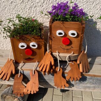 Blumenkiste Frau & Mann